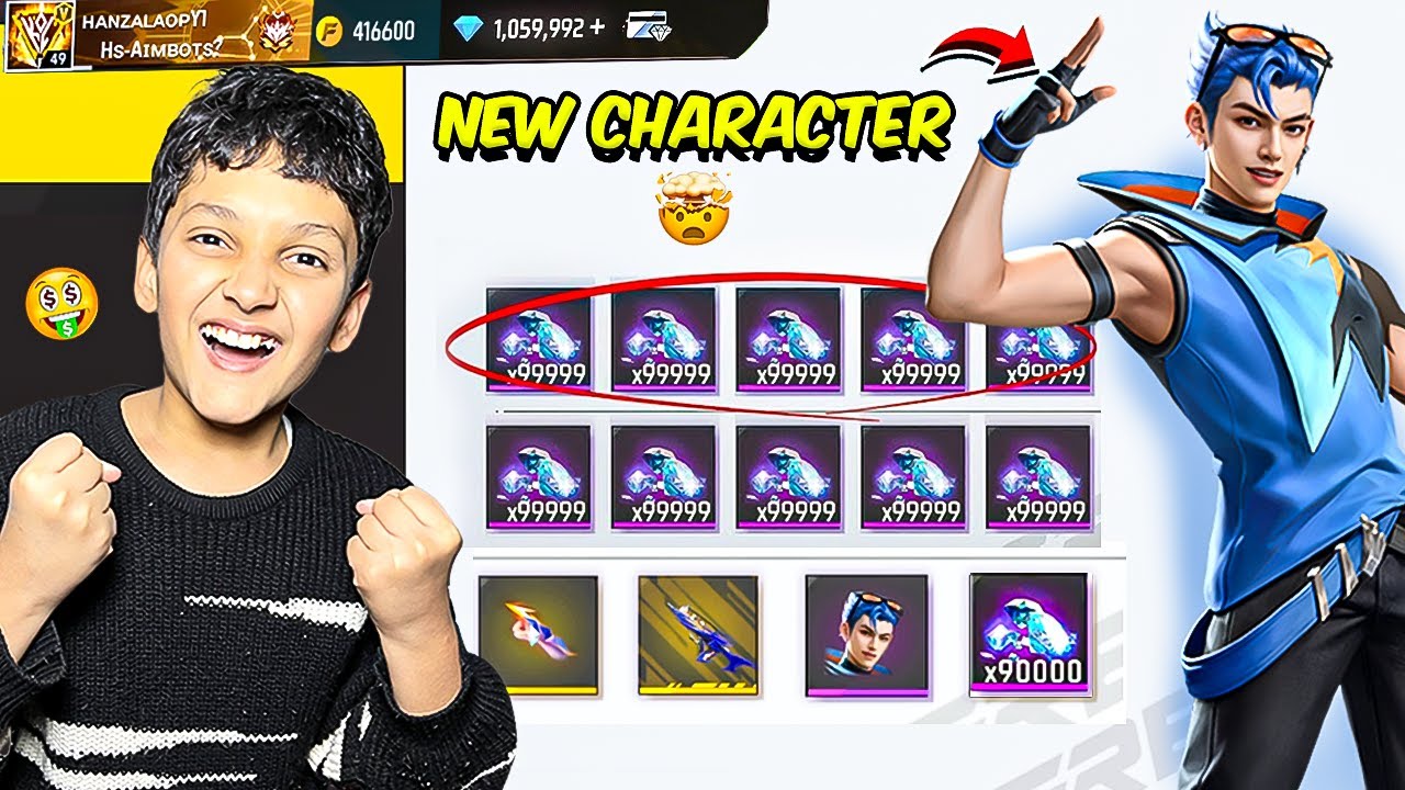 Garena Sent Me New Character 😍 & Rare Items 💀 in Free Fire 🔥🔥