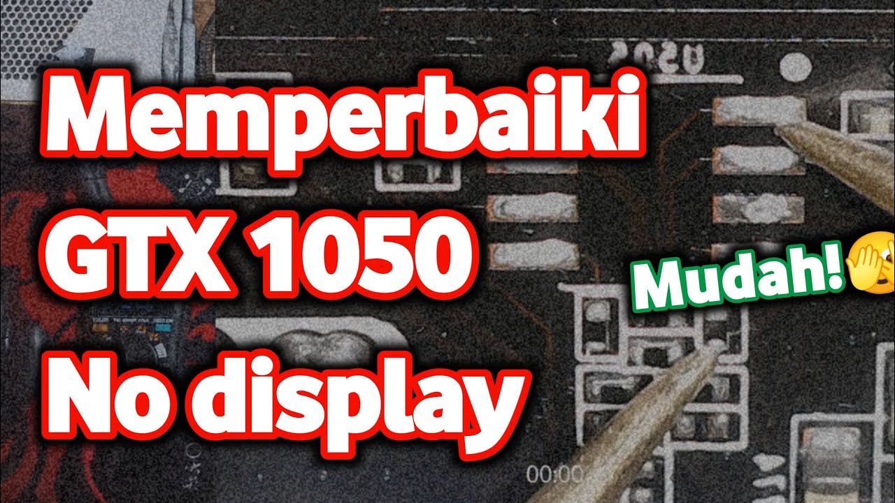Zotac GTX 1050 No Display Kipas Mutar
