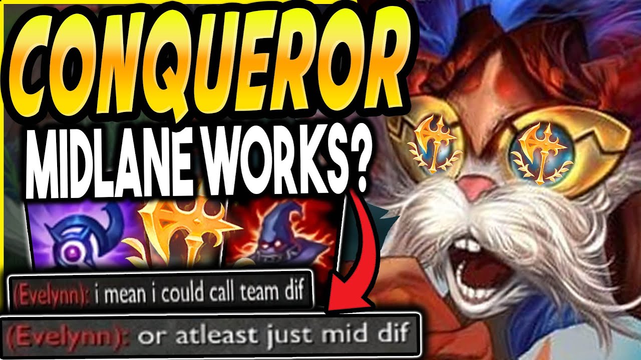 Conqueror Heimerdinger has UNBELIEVABLE Damage! Midlane Difference is real? - League of Legends