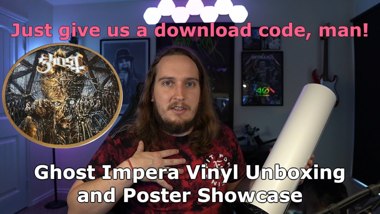 Ghost Impera Limited Edition Record Unboxing with Limited Edition Poster! (Download Code Rant 😐)