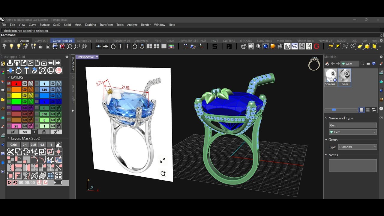 Cocktail Ring Guide Project VDO : Speed Video