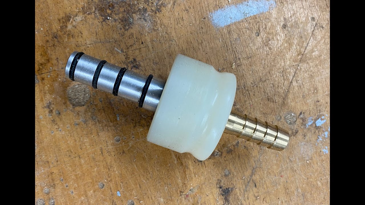 Vacuum Adaptor for Lathe Headstock.