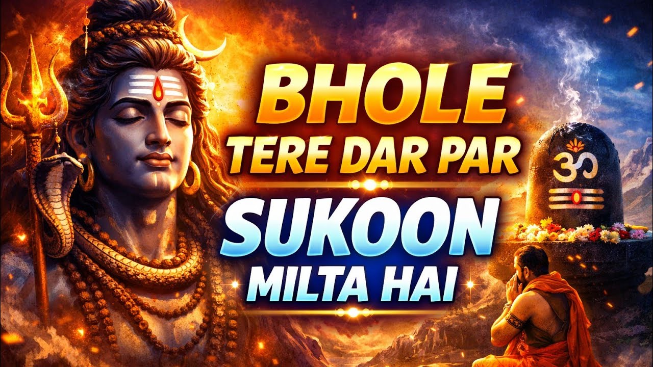 Bhole Tere Dar Par Jo Sukoon Milta Hai | Shiv Bhakti Song | Har Har Mahadev