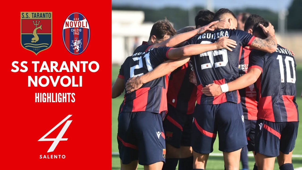 Taranto - Novoli 3-3: gol e highlights | Eccellenza Pugliese