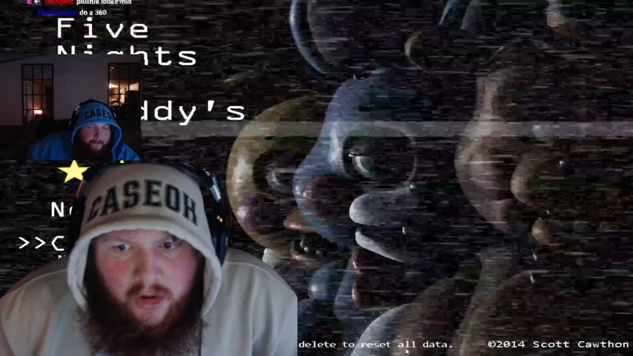 Caseoh plays fnaf 2 [20 mode] Part 1