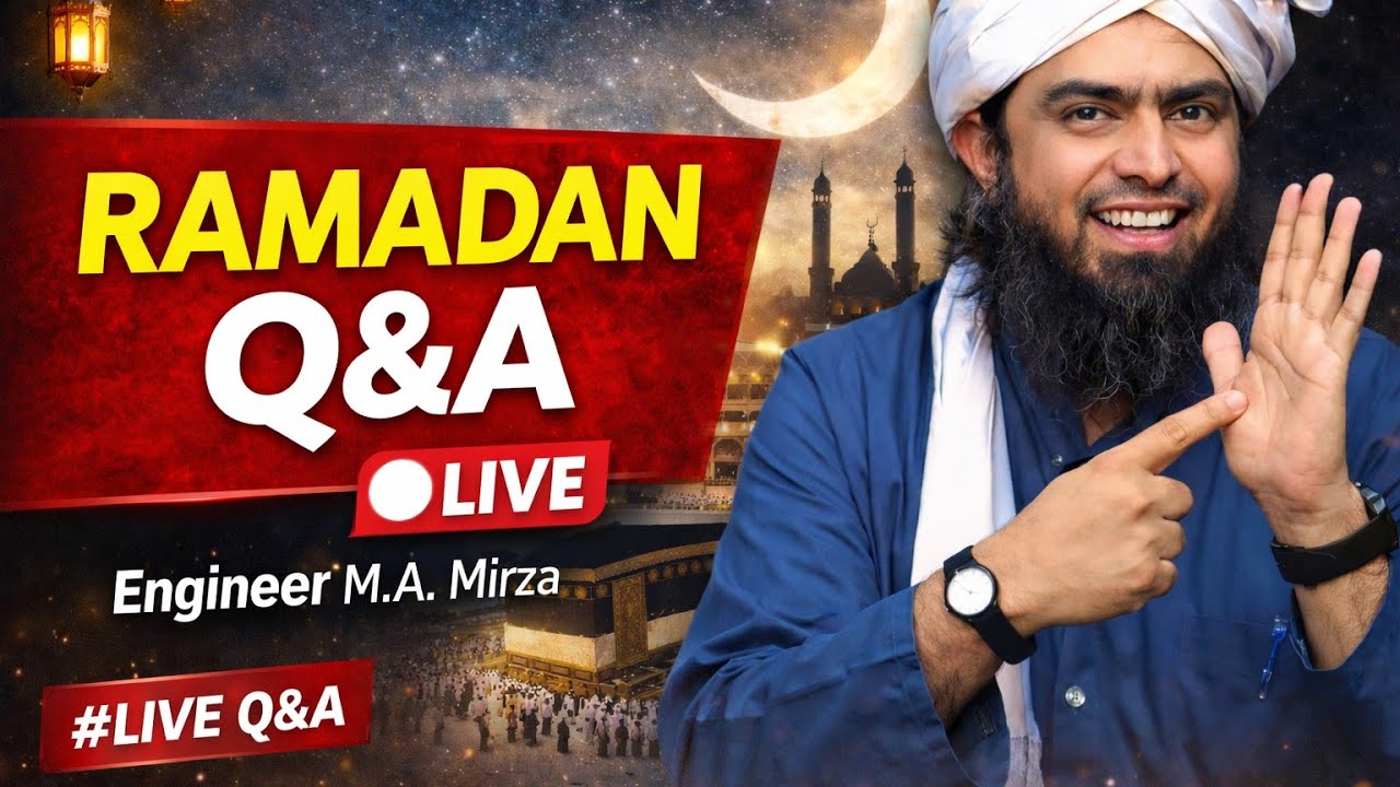 Ramadan Q&A Live 🔴 | Roza, Taraweeh, Zakat Ke Important Sawaal | Engineer Sahab