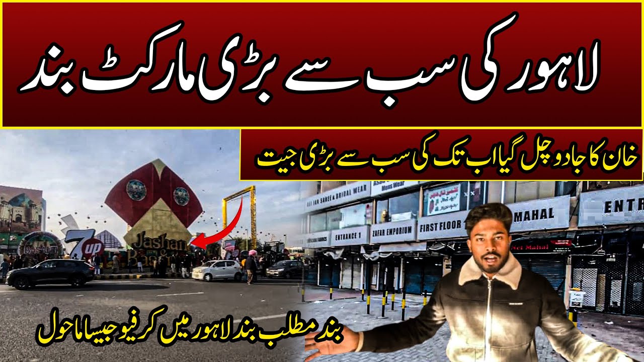 Lahore’s Biggest Market Shutdown February 8 Massive Market Shutdown