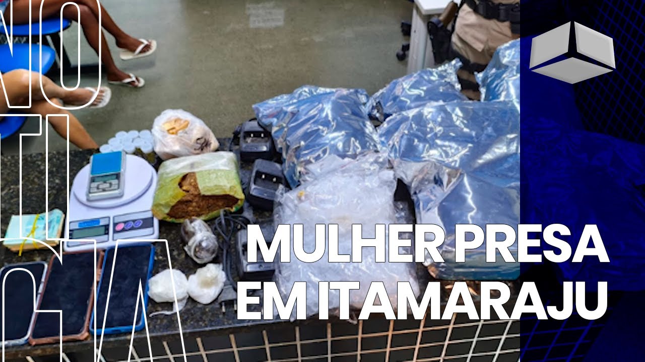 PM PRENDE MULHER SUSPEITA DE TR&Aacute;FICO EM ITAMARAJU BA