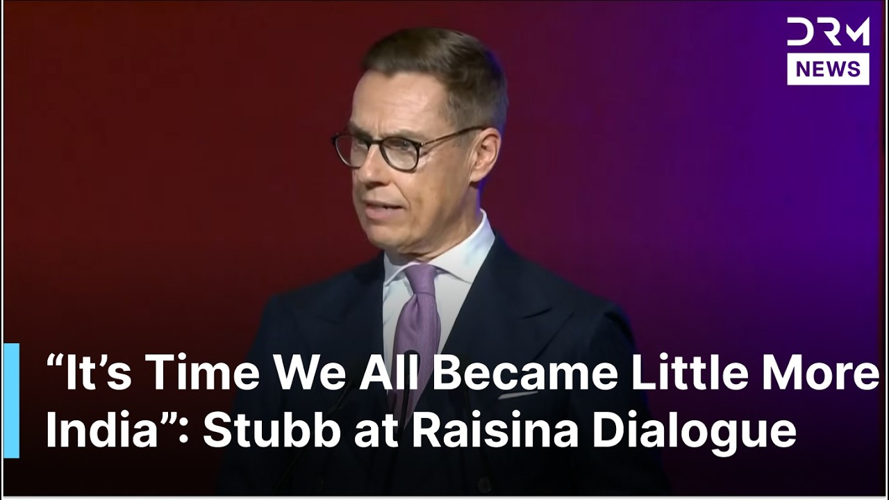 “It’s Time We All Became a Little More India”: Finland President Praises India Foreign Policy | AC1G