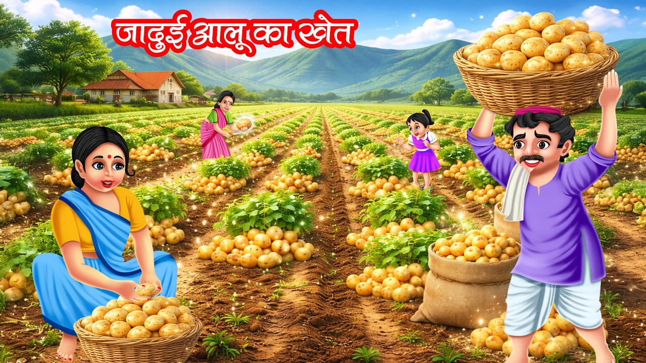जादुई आलू का खेत | JADUI AALU KA KHET | HINDI KAHANIYA | MORAL STORIES | JADUI KAHANIYA