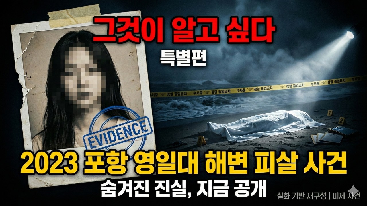 포항 영일대 해변 피살 사건 (2023) | 해변에 버려진 시신.. 범인이 아직도 웃고 있다? 실화 완전 정리