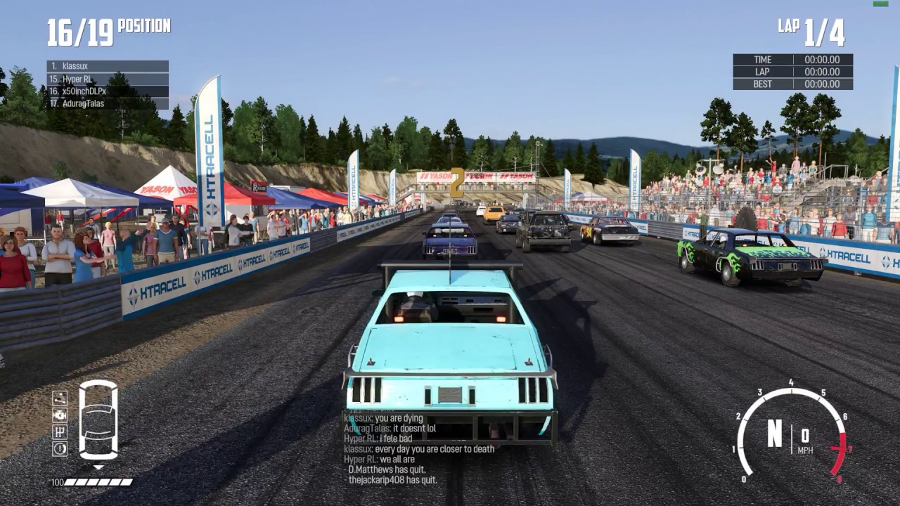 Next Car Game Wreckfest Rammer Racing Engine Full Race 1440p 60fps