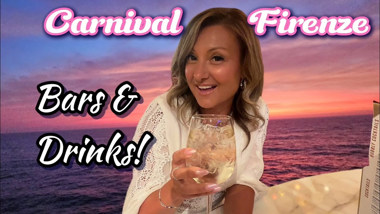 Carnival Firenze- Tour My Favorite Bars and Lounges!