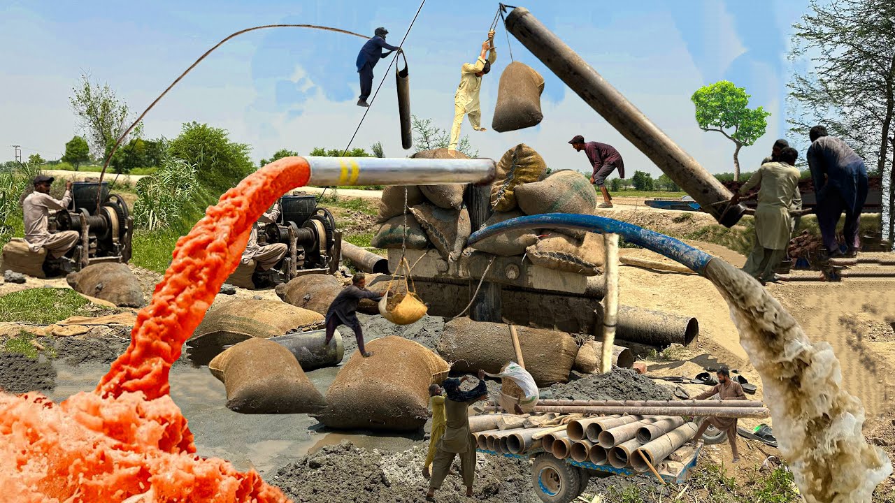 Unconvincing 260F Deep Borewell Drilling Process/incredible installation Water Well Rig Irrigation