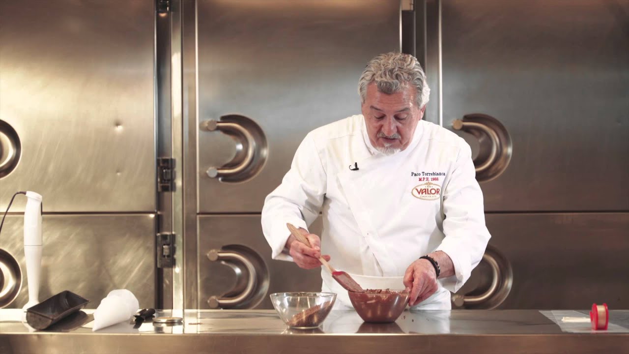 Chocolates Valor - Postres: Como atemperar el chocolate por Paco Torreblanca