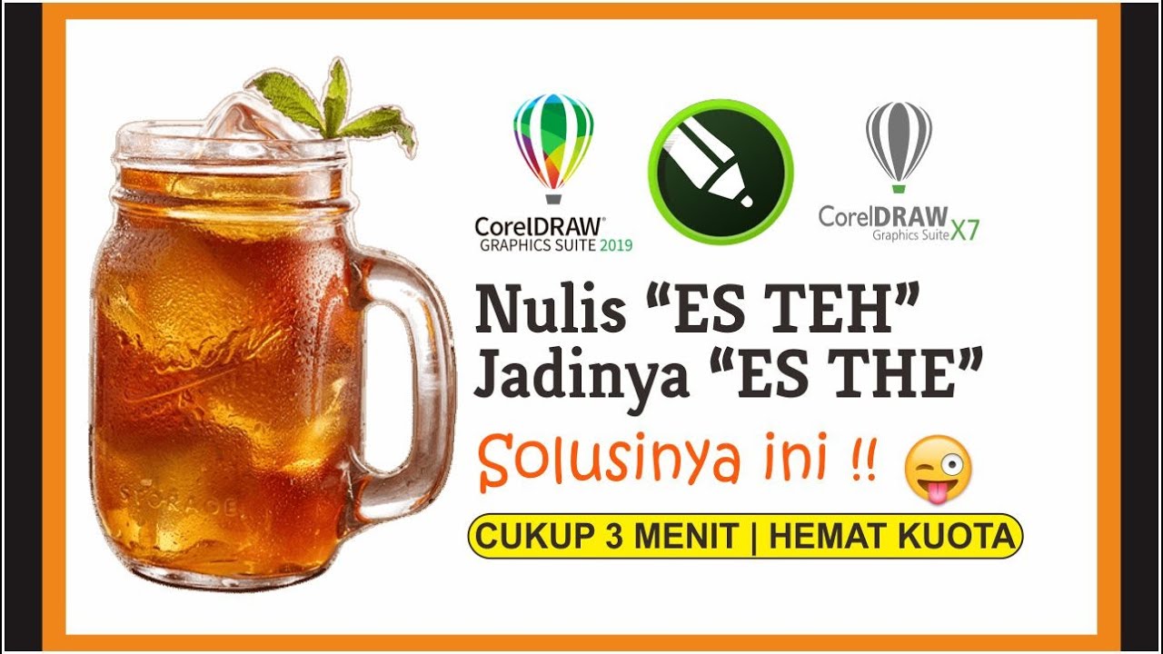 [ Cukup 3 Menit ] Nulis Teh Jadi The di Corel Draw Solusinya ini | Cara Mematikan Auto Correct Corel