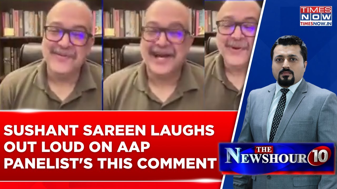 Sushant Sareen Laughs Out Loud On AAP Panelist's This Comment On Trump & Pakistan | Watch