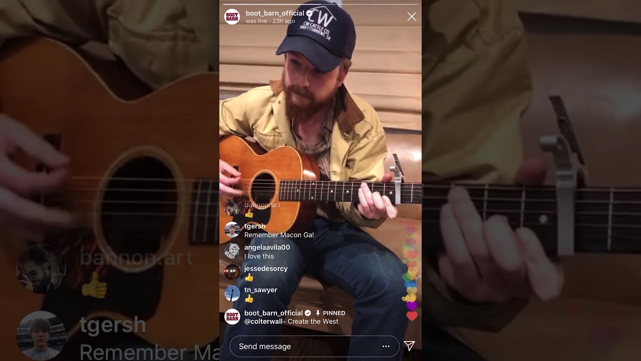 Colter Wall - Crazy as a Loon (John Prine cover) live on BootBarn 2020