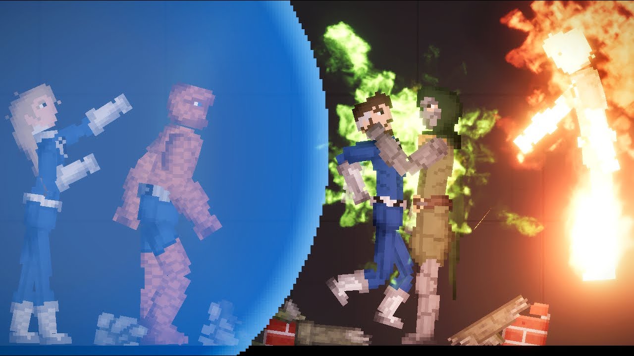 Fantastic 4 VS Doctor Doom in People Playground