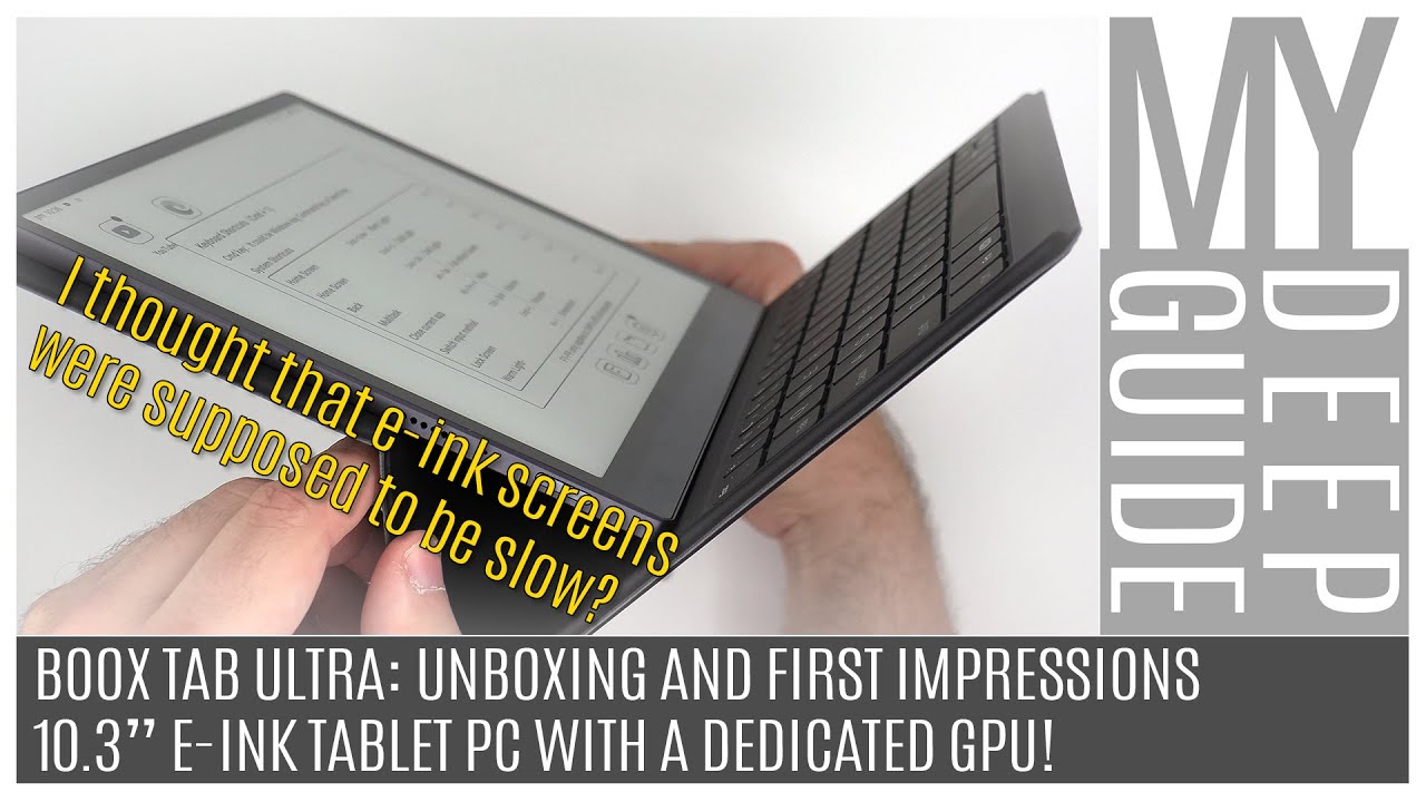 Boox Tab Ultra: Unboxing and First Impressions of a 10.3