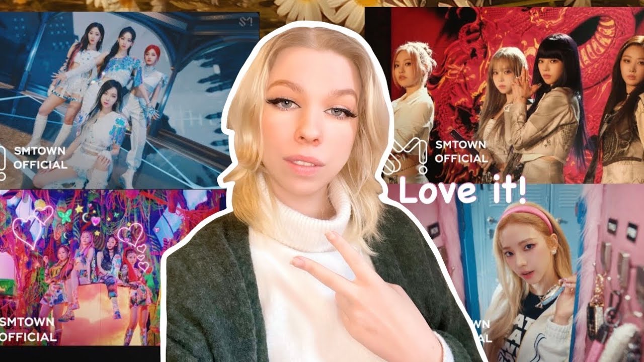 Reacting to aespa 에스파 'Spicy', 'Girls', 'Next Level' & 'Black Mamba'