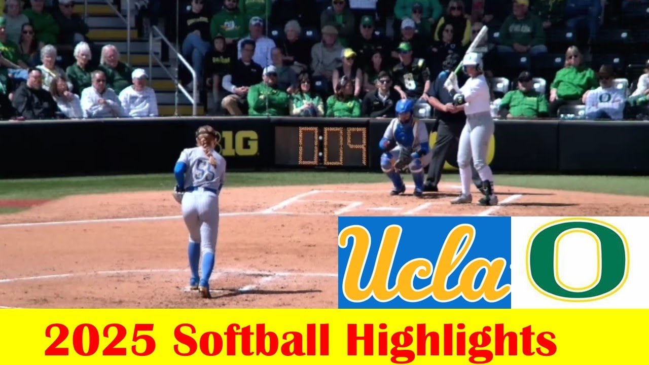 #6 UCLA vs #5 Oregon Softball Game Highlights 4 20 2025