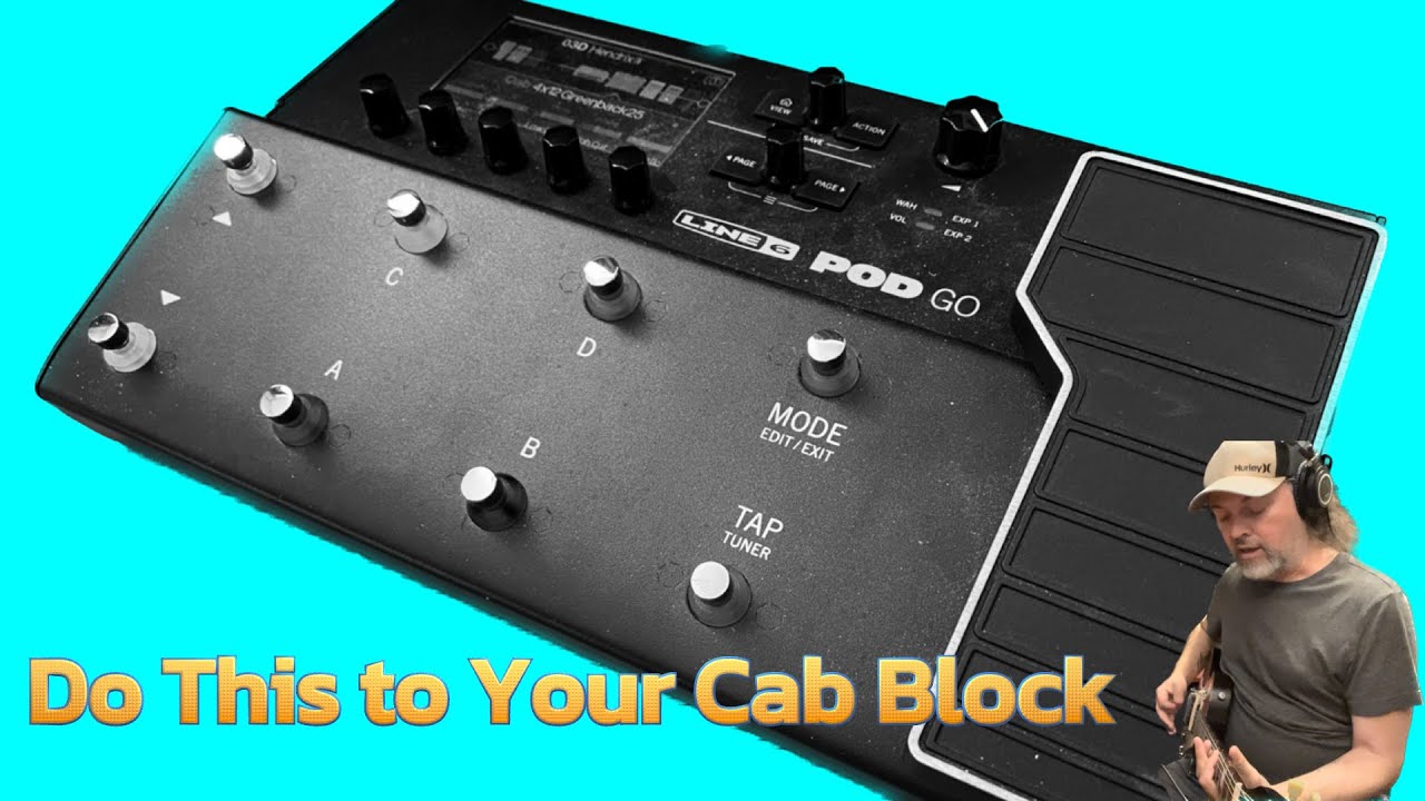 Line 6 POD GO Cab Block Settings