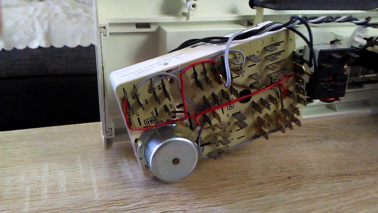 ocean washing machine  (san giorgio) control panel