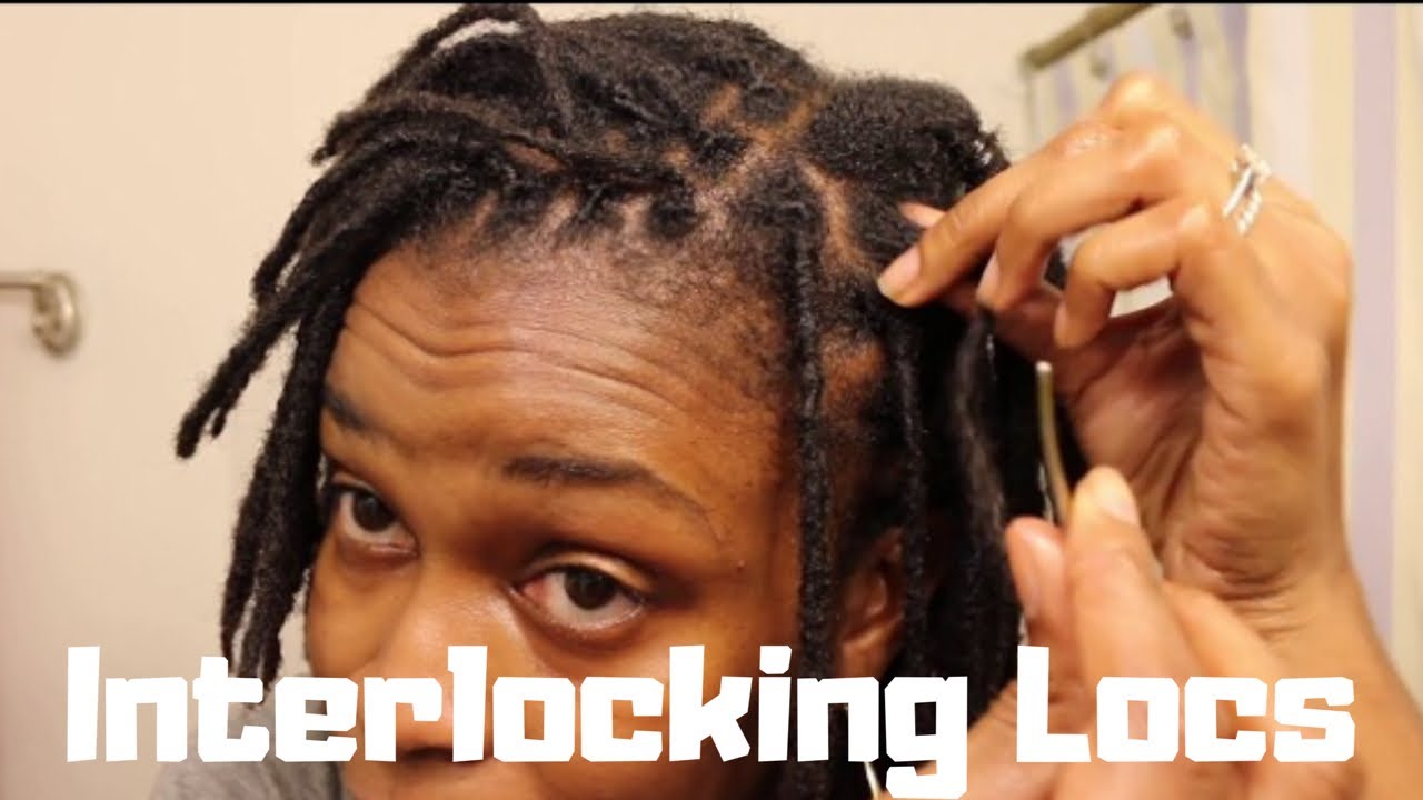 #InterlockingLocs How I Interlock My Locs - Retightening Traditional Locs