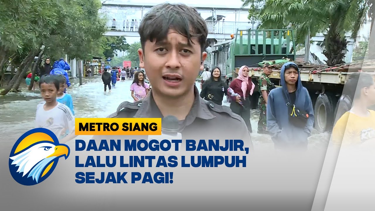 Daan Mogot Terendam Banjir, Pengendara Diminta Cari Jalur Alternatif - [Metro Siang]
