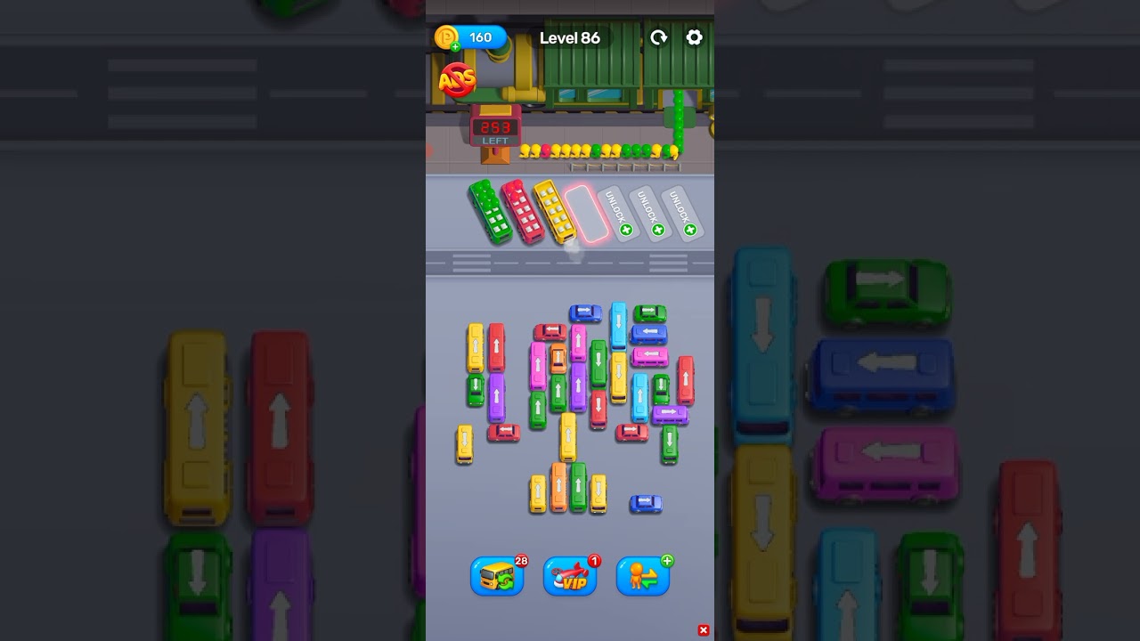 Bus Go! 🚌 Traffic Jam Puzzle Game Level 86