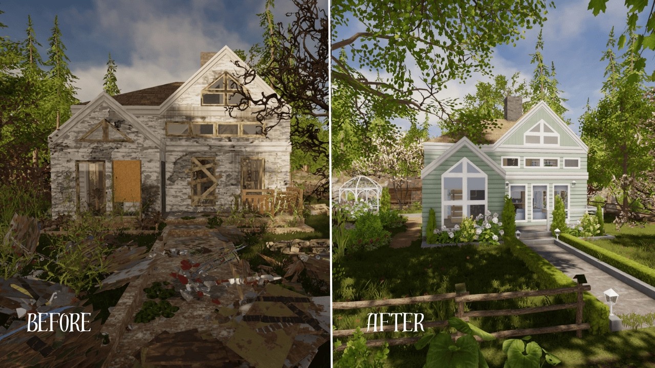 House Flipper 2 | Trashed Tiny House Rescue | Before and After Tour