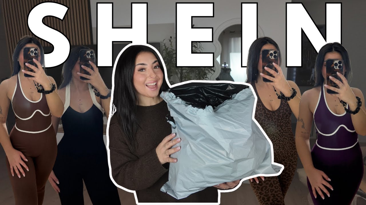 TRY ON HAUL SHEIN SPORT 🔥 | Tenues gainantes Slayform 🤍🐆 | Avis, tailles & code promo