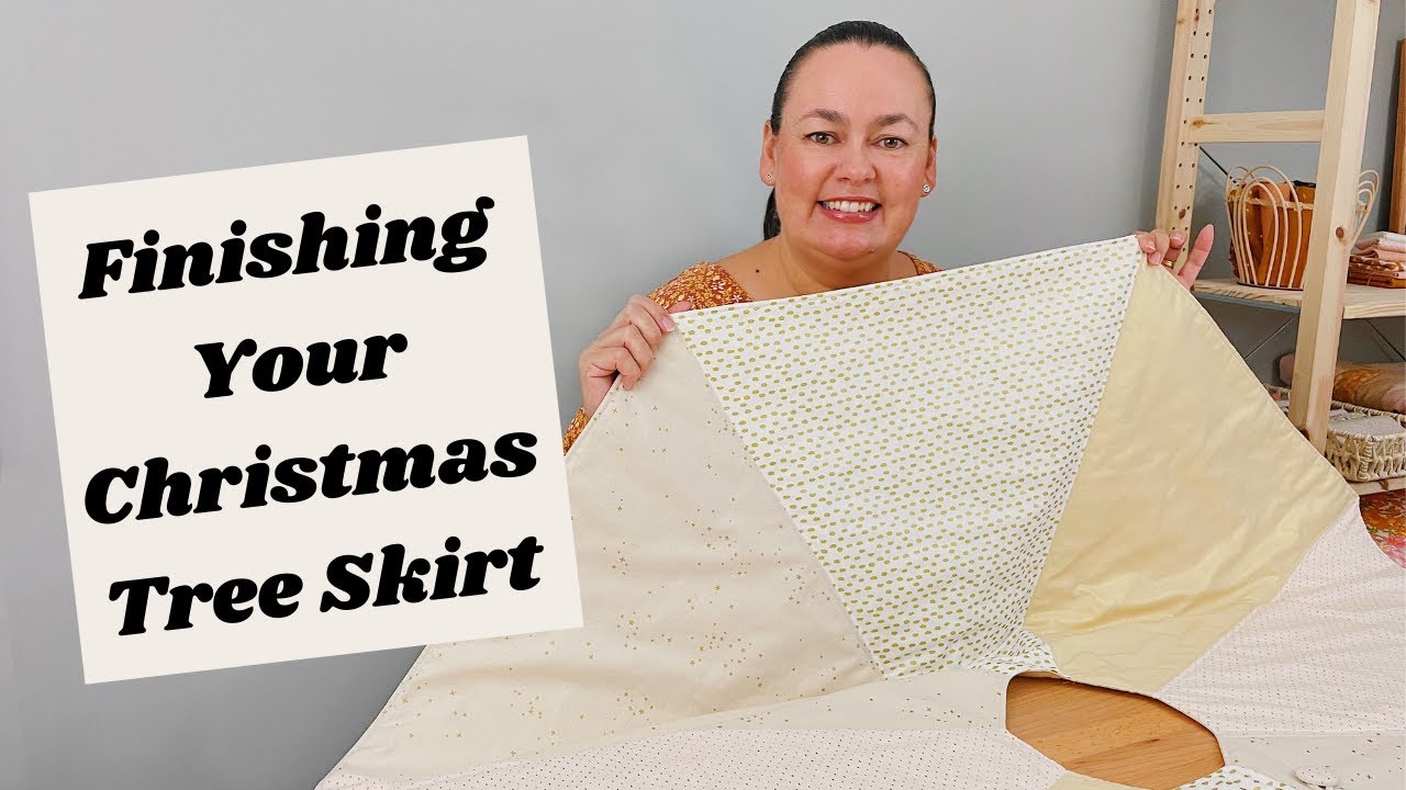 Part B: How to Make a Christmas Tree Skirt