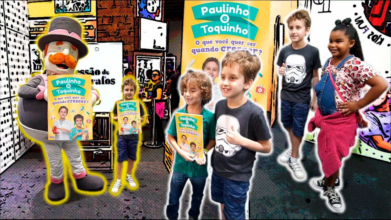 EM BUSCA DO LIVRÃO DO PAULINHO E TOQUINHO NA BIENAL DO LIVRO - Paulinho e Toquinho