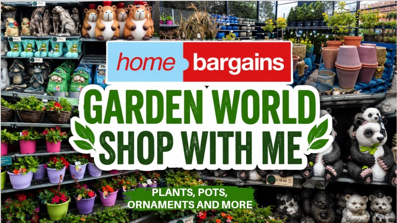 Home Bargains Garden World Shop With Me 🌿 | Plants, Pots & Garden Finds 2026