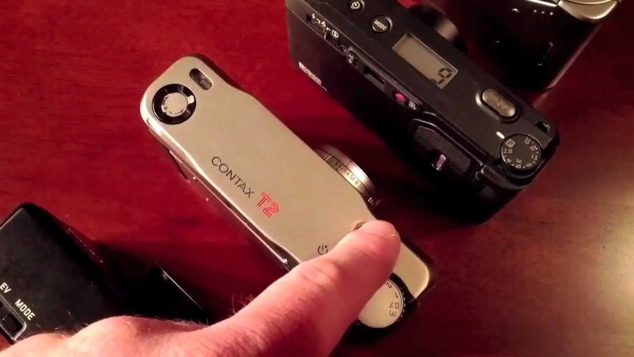 Comparison: Minolta TC-1, Ricoh GR1, Contax T2, Leica Minilux Black