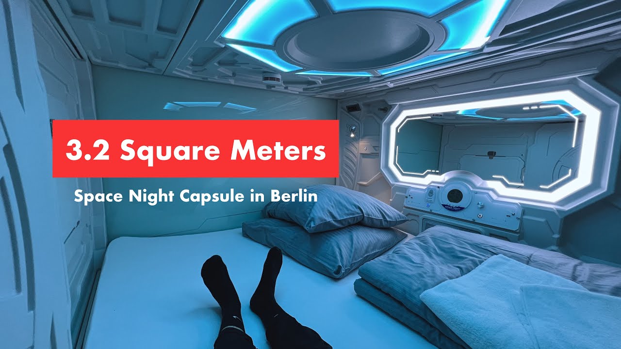 Berlin's capsule room is out of this world | Space Night capsule hostel