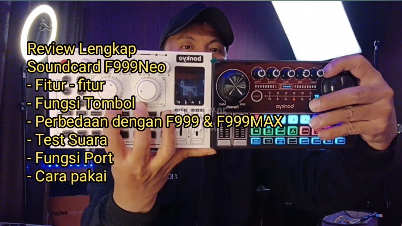 Review Lengkap dan cara pakai soundcard F999Neo