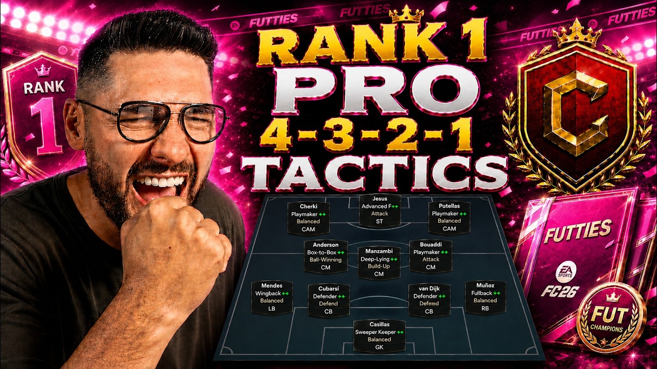 НЕПОБЕДИМАЯ ТАКТИКА 4-3-2-1 ДЛЯ 1 МЕСТА В РЕЙТИНГЕ! ЛУЧШАЯ ФОРМАЦИЯ КОНЦА ИГРЫ В FC 26!