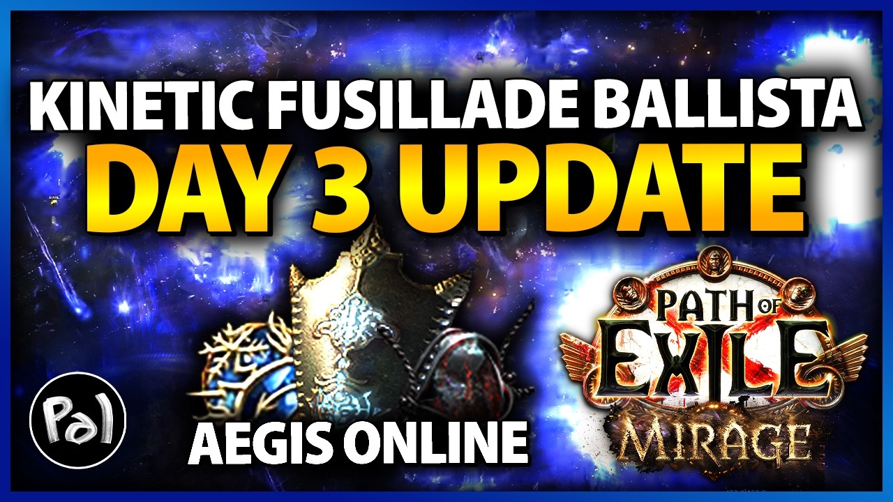Kinetic Fusillade Hierophant Day 3 Update | Aegis Aurora Swap | 3.28 Mirage Path of Exile