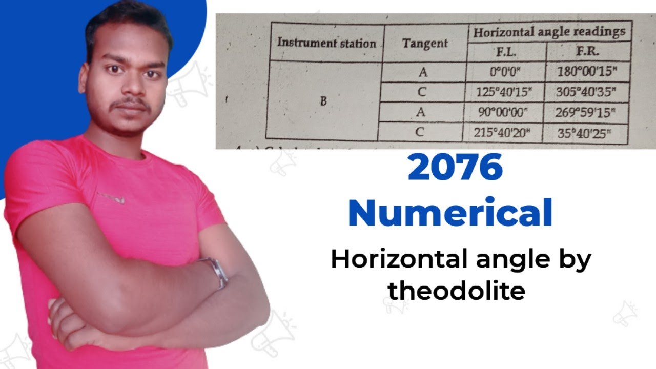 Mean horizontal angle by theodolite| How to solve numerical|