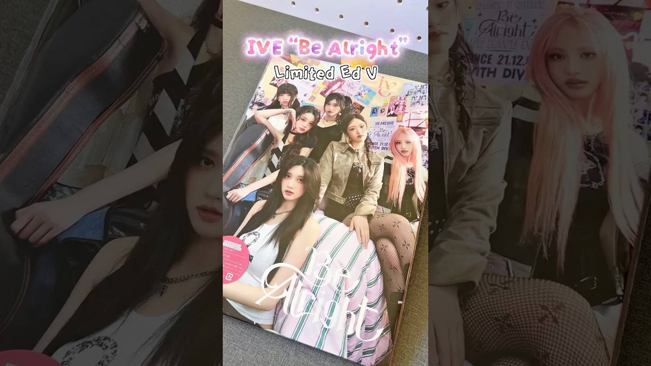 IVE Be Alright Limited Edition V #unboxing #ive #bealright