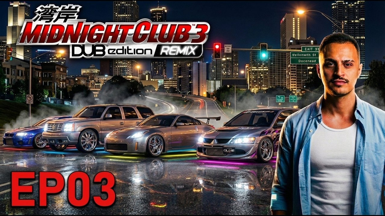 CORRI CONTRA O CARLOS E PHIL MIDNIGHT CLUBE 3 DUB EDITION REMIX #EP3