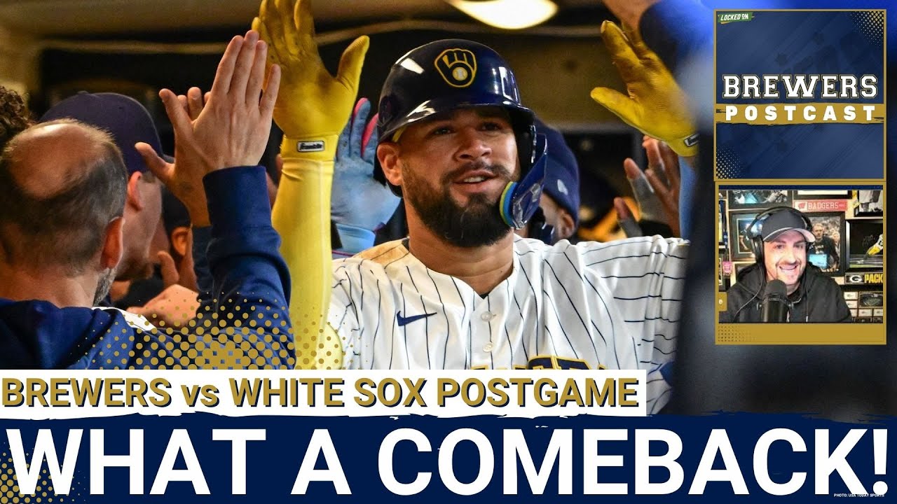 BREWERS POSTCAST: Brewers Make UNREAL COMEBACK! | Yelich Homer Saves the Day!