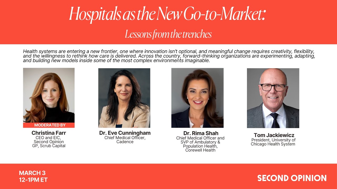 Hospitals as the new go-to-market, lessons from the trenches