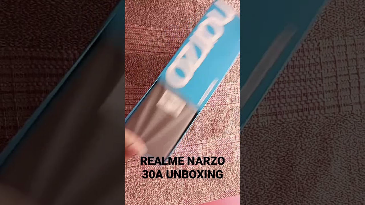 REALME NARZO 30A UNBOXING