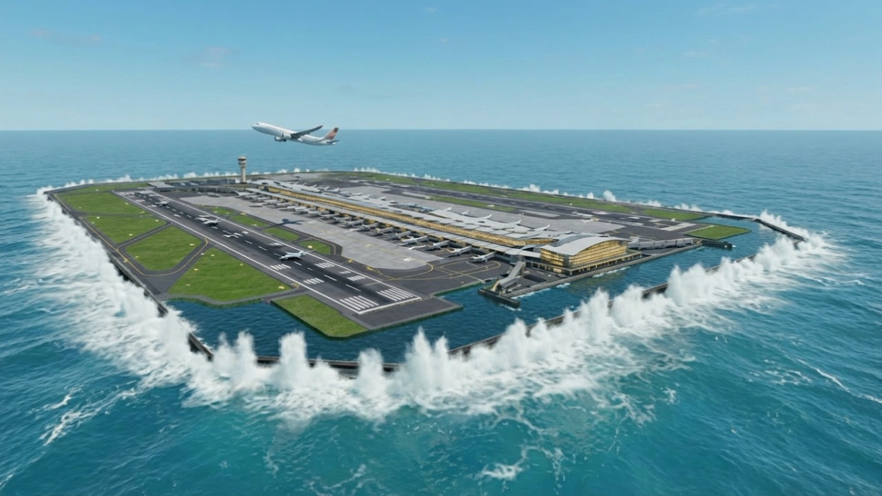 Inside Japan’s “Sinking” Ocean Airport: How a $20 Billion Dollar Artificial Island Was Built