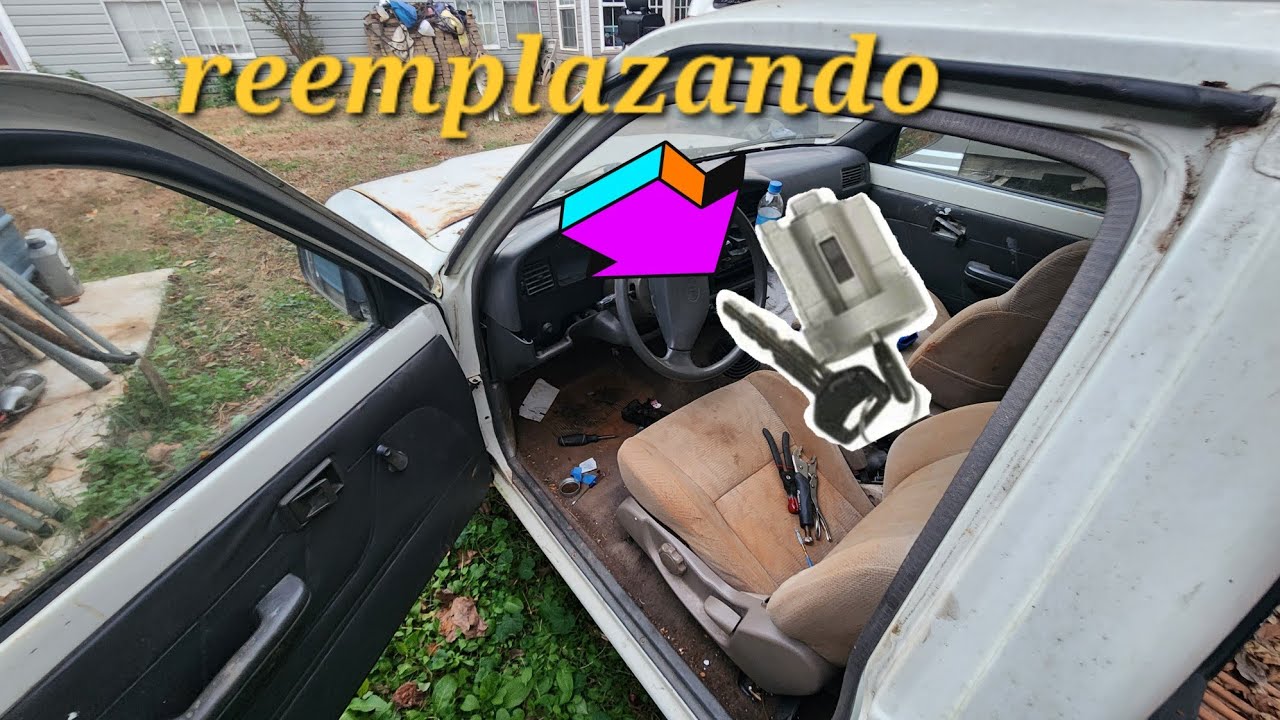 como reemplazar cilindro de encendido, toyota 22r sin tener la llave.