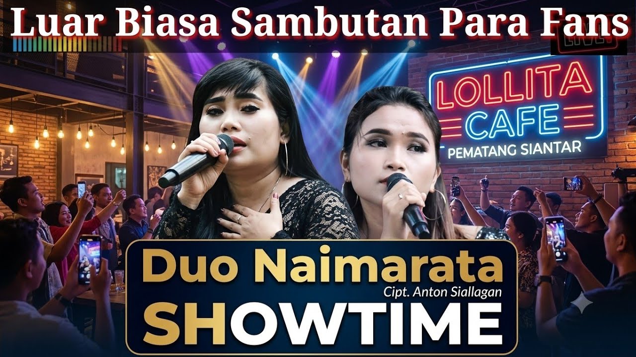 1 Jam Bersama DUO NAIMARATA Di LOLLITA CAFE - P. SIANTAR || Jl. Gereja No. 115.